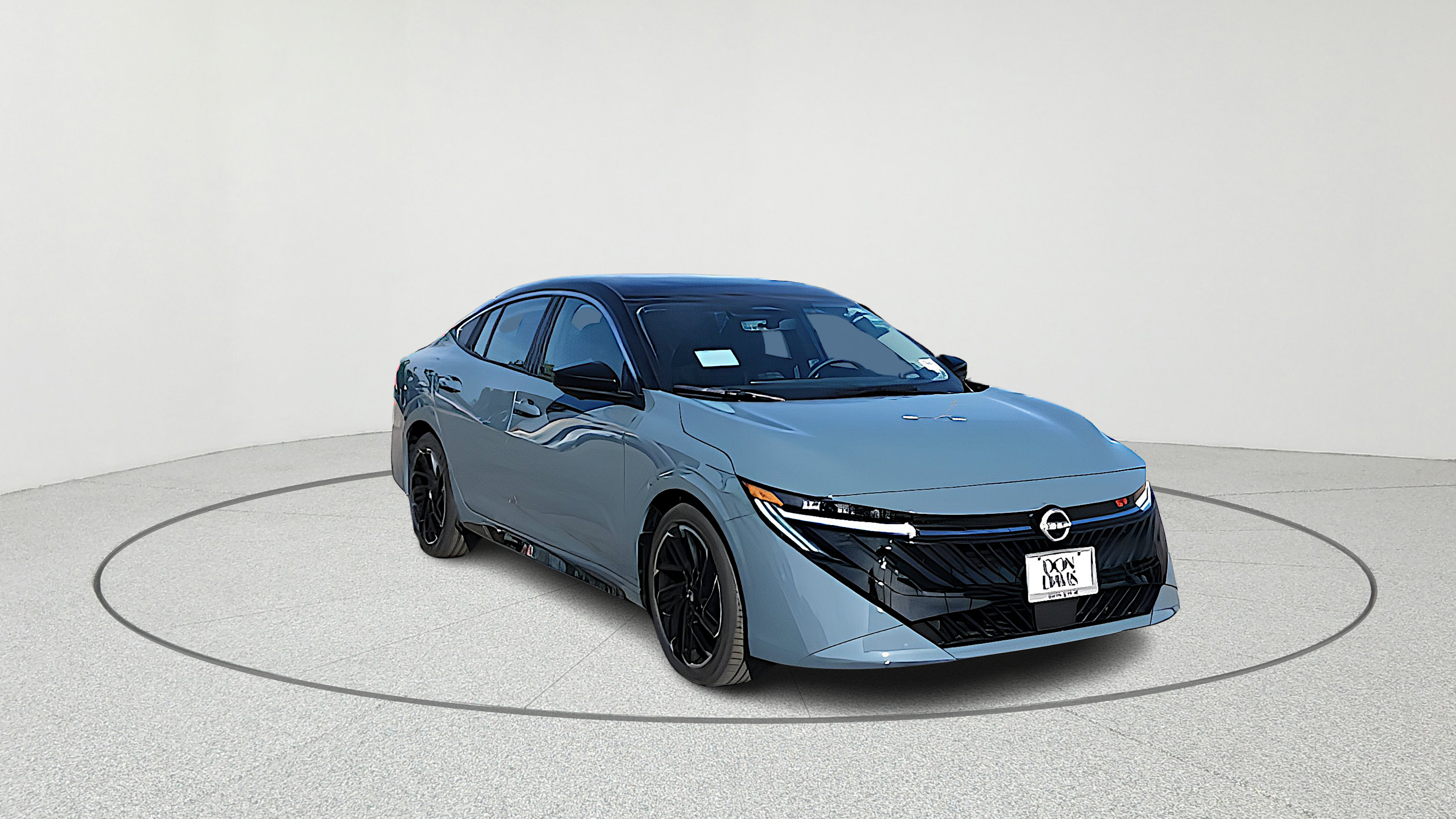New Atlantic Gray Metallic/Super Black 2026 Nissan Sentra SR for